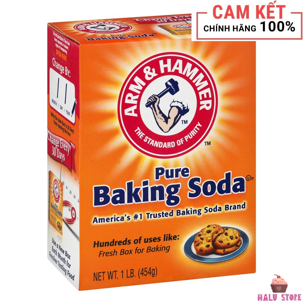 [CHUẨN CHÍNH HÃNG] BỘT PURE BAKING SODA USA MỸ 454G