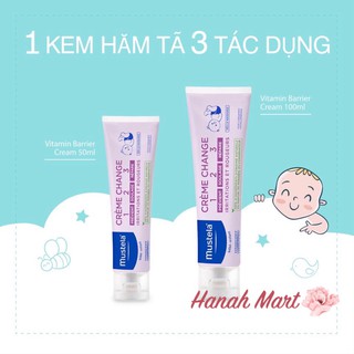 Hàng Pháp chất - Kem chống hăm tã em bé 3 in 1 Mustela - 123 Vitamin Barrier Cream