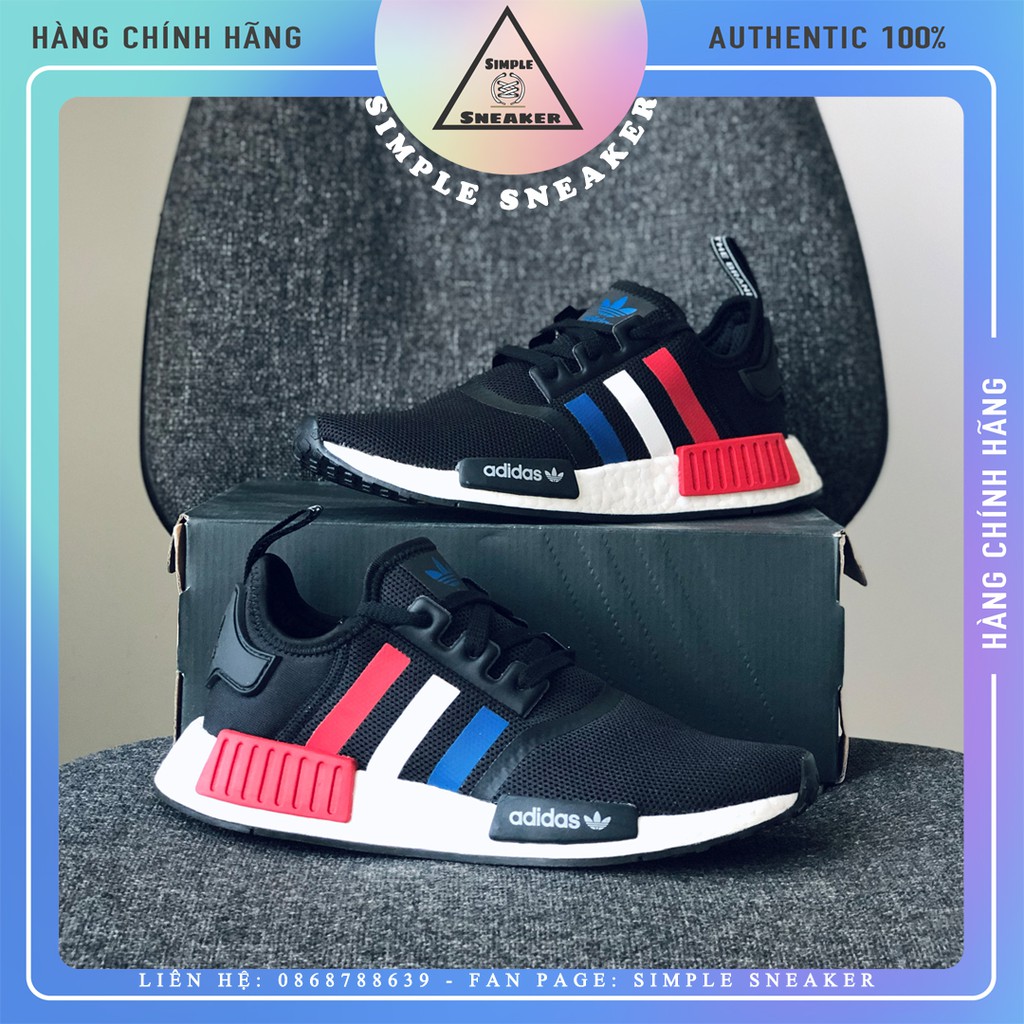 Adidas NMD R1 💙FREESHIP💙 Giày Adidas Chính Hãng - Giày NMD R1 Tri-color Chuẩn Auth