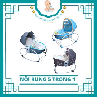 Nôi rung kiêm ghế bập bênh 5 trong 1 Mastela