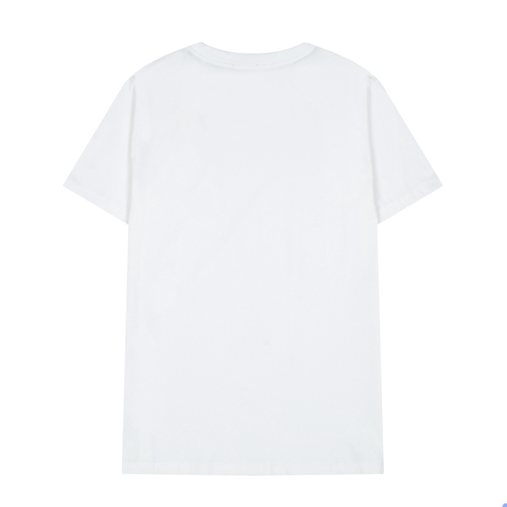 Áo Thun Tay Ngắn Cổ Tròn In Chữ Y sl Thời Trang Cho Nam Nữ