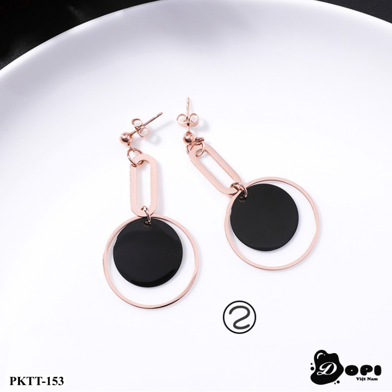 Bông tai hình học cá tính