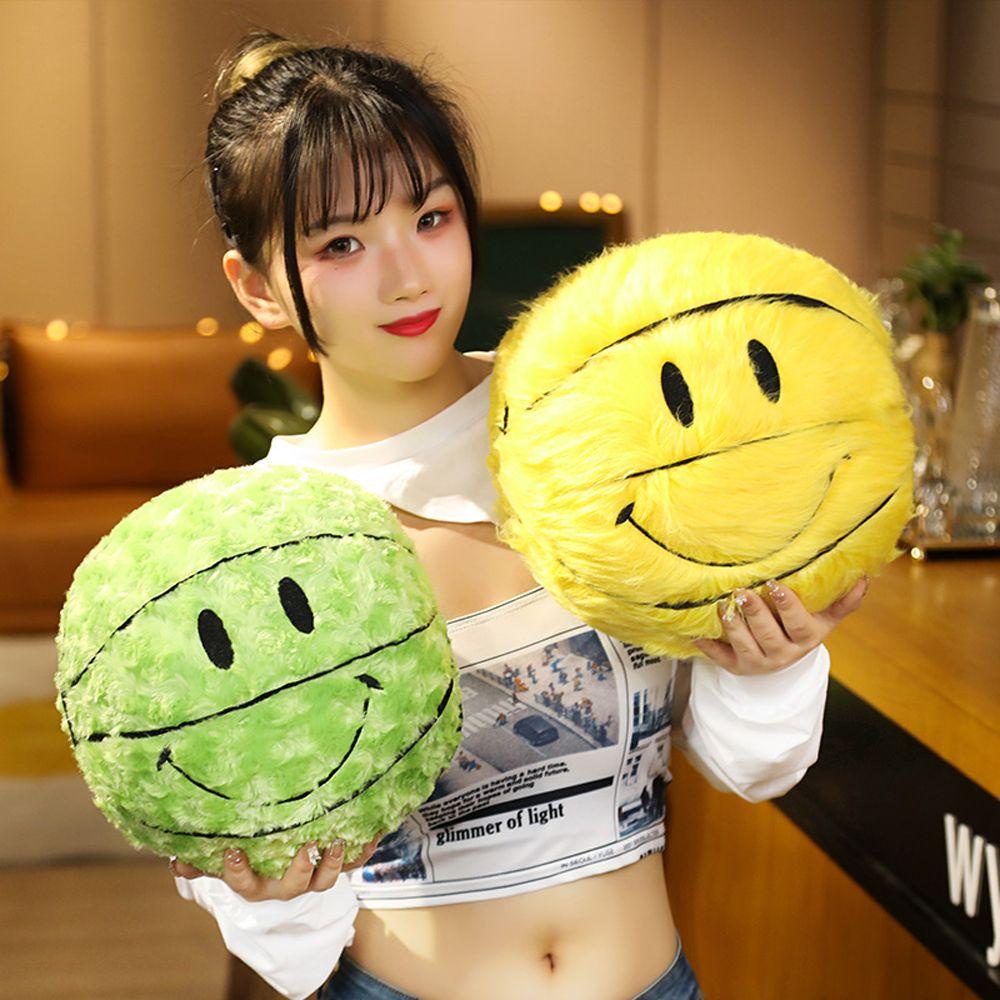 Thú Nhồi Bông Hình Mặt Cười Mềm Mại Đáng Yêu Cho Bé