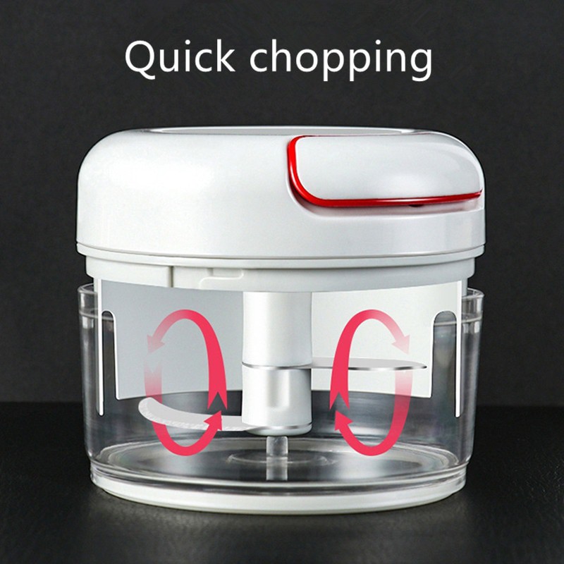 Dụng cụ xay tỏi ớt bằng tay Mini Food Chopper tiện lợi trong nhà bếp