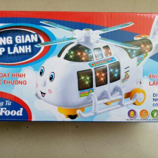 MÁY BAY CHẠY CÓ NHẠC CÓ ĐÈN NUTI+PIN