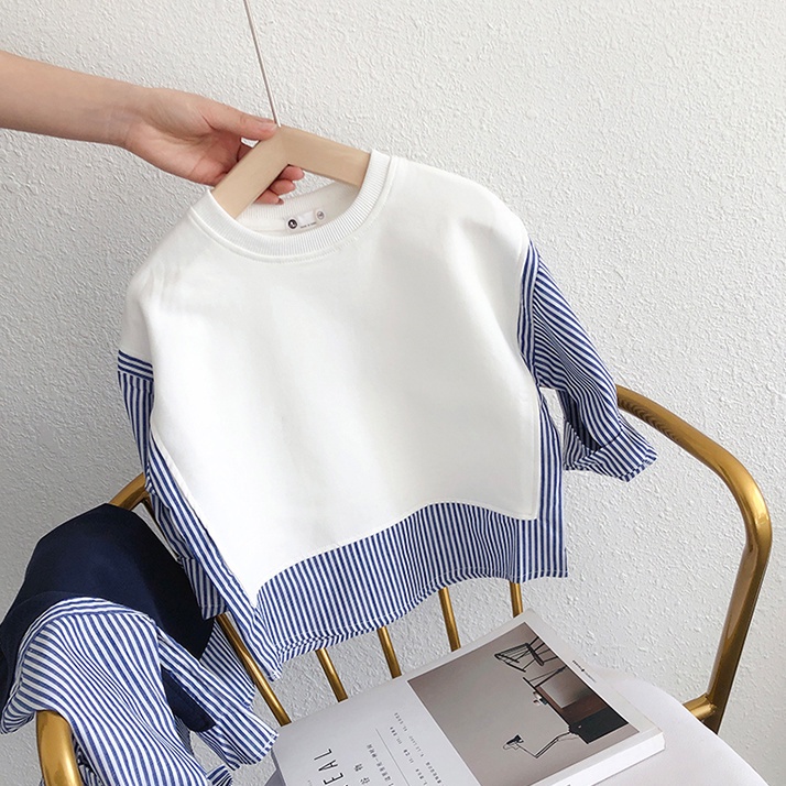 Áo Sweater Tay Dài Phong Cách Nhật Bản Hàn Quốc Thời Trang Xuân Thu Hàng Mới 2022 Dành Cho Bé Trai