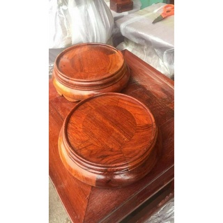 Đế bát hương  (đồ thờ gỗ ,kê bát hương) đế gỗ tròn , đế gỗ chân thấp  ( cao 6cm)
