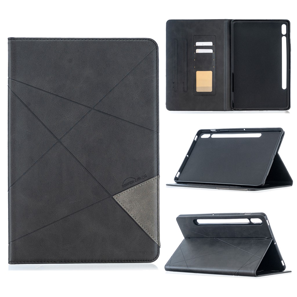 For Samsung Galaxy Tab S7 T870 T875 2020 Leather Flip Stand Card Slot Tablet Case Cover Book Shockproof