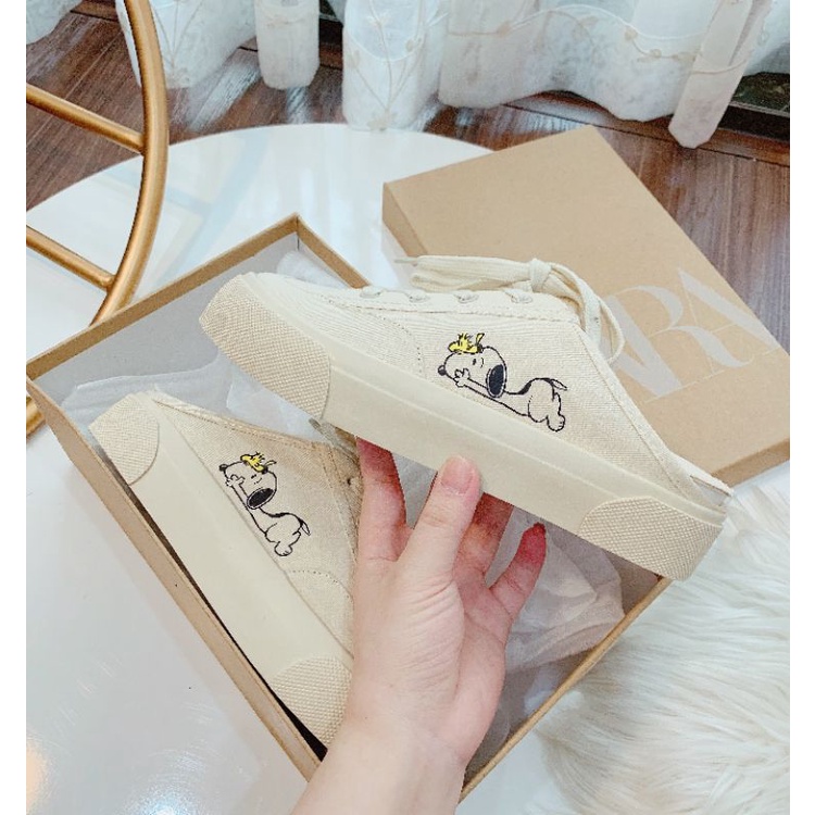 hm(ẢNH THẬT) Giày Sục Thể Thao Nữ Zara Snopy Mềm Êm Fullbox  Hãng Cao Cấp