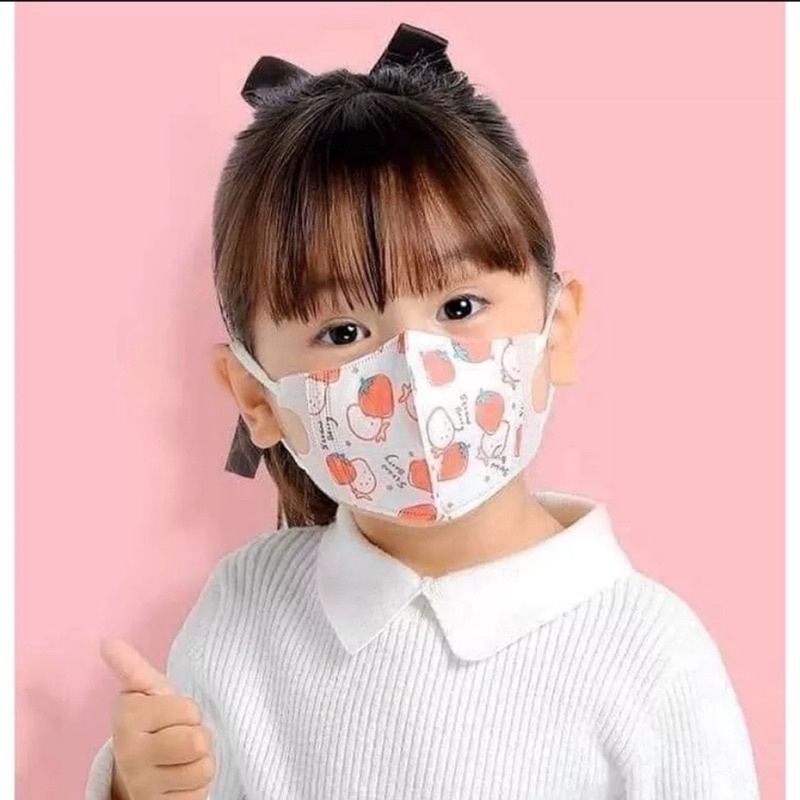 Khẩu Trang 5D m Cho Bé Từ 4-10 Tuổi - Khau Trang 5D Tre Em