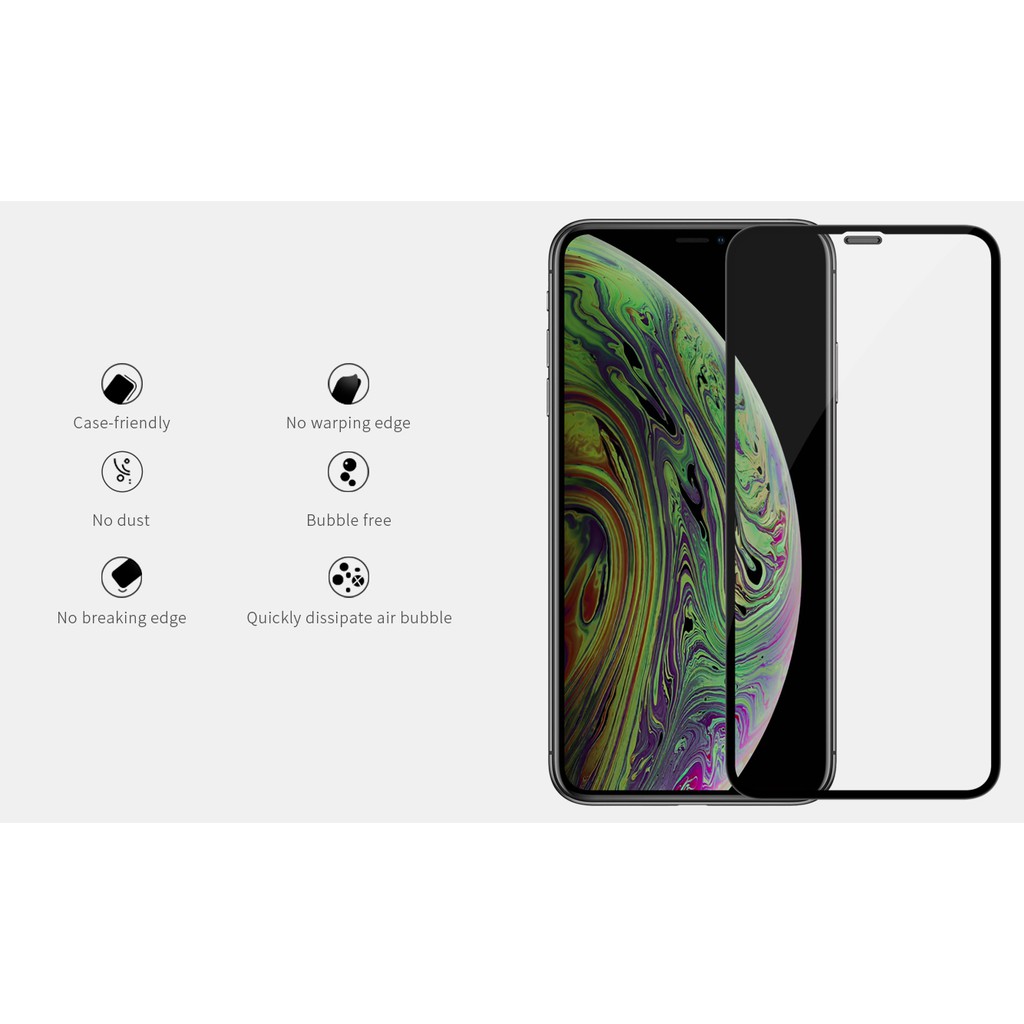 Miếng dán kính cường lực full màn hình Nillkin XD CP + MAX IPhone 11/IPhone 11 Pro/Iphone 11 Pro Max - Huco Việt Nam