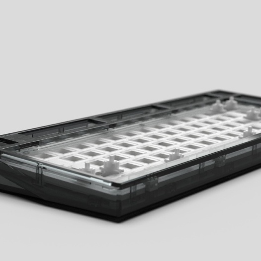 Bộ kit bàn phím cơ FL-Esports Q75 Crystal Grey  - Hàng chính hãng