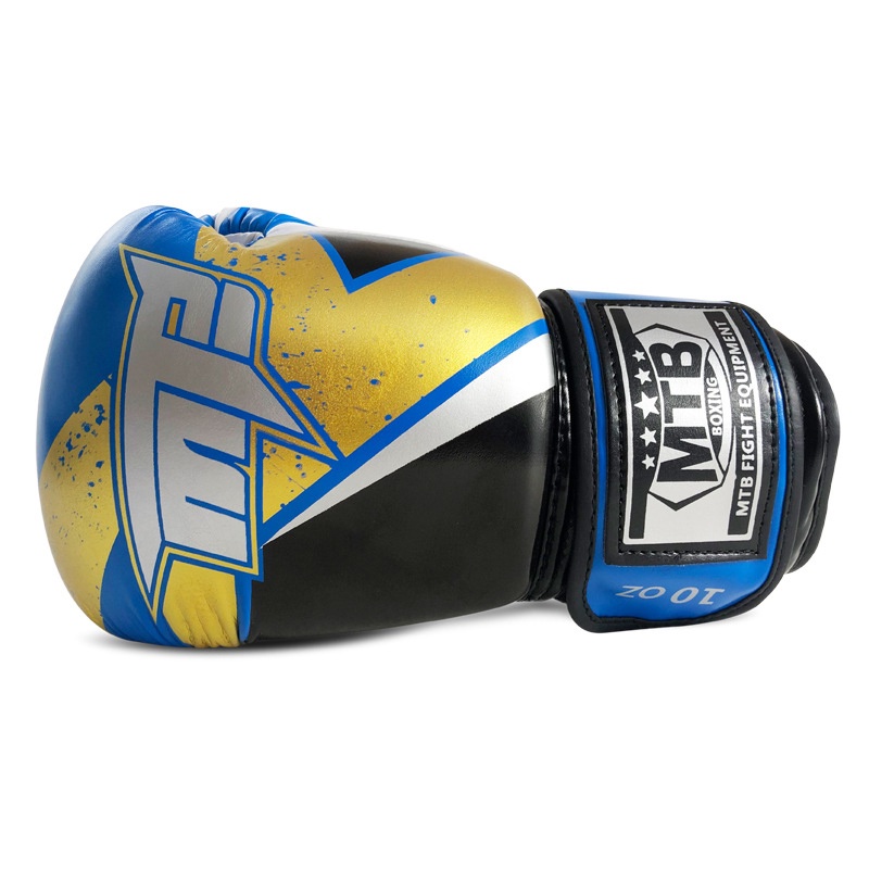 Găng Tay Boxing Max Mtb - Black/Blue