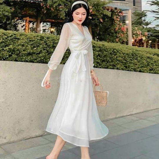 Đầm maxi big size voan đẹp từ 60kg-90kg