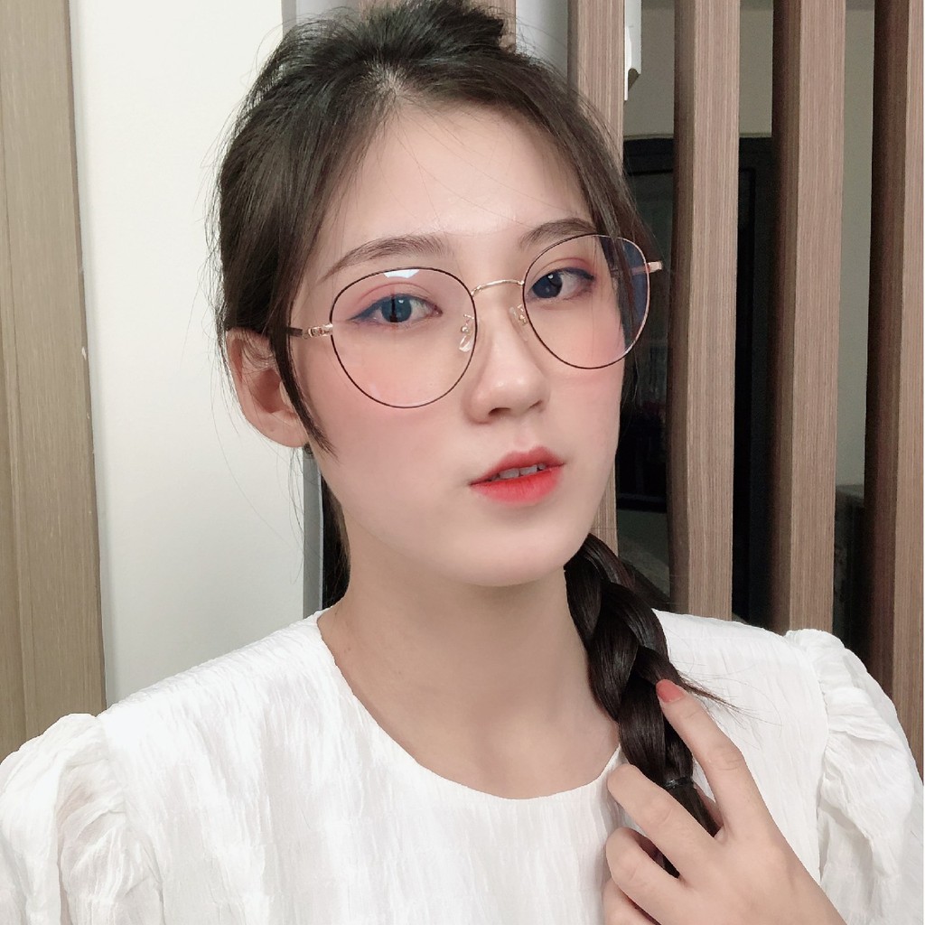 Gọng kính Titanium 85008DV thời trang cao cấp nam nữ siêu nhẹ siêu bền OURESS