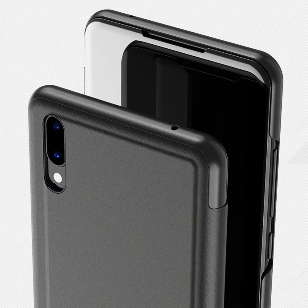 Ốp Lưng Nắp Gập Màu Trơn Có Mặt Gương Phía Trước Cho Oppo F5 F7 F9 F11 Pro K1 Find X R11s Plus | BigBuy360 - bigbuy360.vn