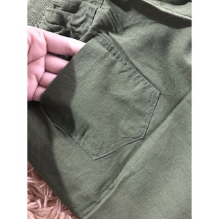 QUẦN SÓC DÀI THÔ KAKI CO GIÃN (HÌNH THẬT)