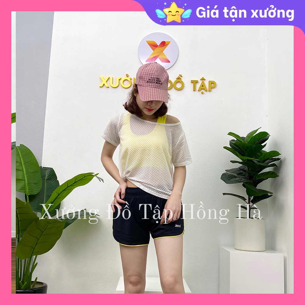 ✅ Ảnh Thật 100% - Mặc Là Mê ✅Áo tanktop tập GYM nữ đa năng - Yoga nữ - Áo tank lưới croptop tập Yoga nữ