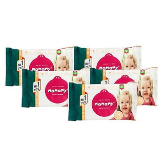 Combo 5 gói khăn ướt mamamy 80m không mùi