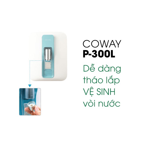 Máy lọc nước để bàn Coway P-300L 8L/H, 6Kg