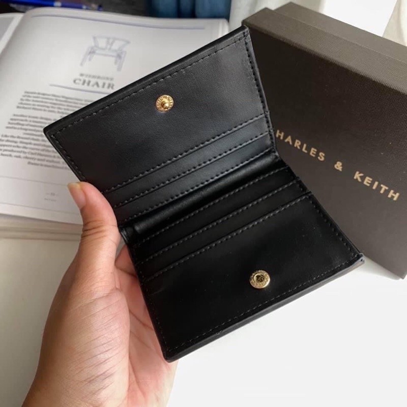 Ví mini nút bấm đựng thẻ có hộp