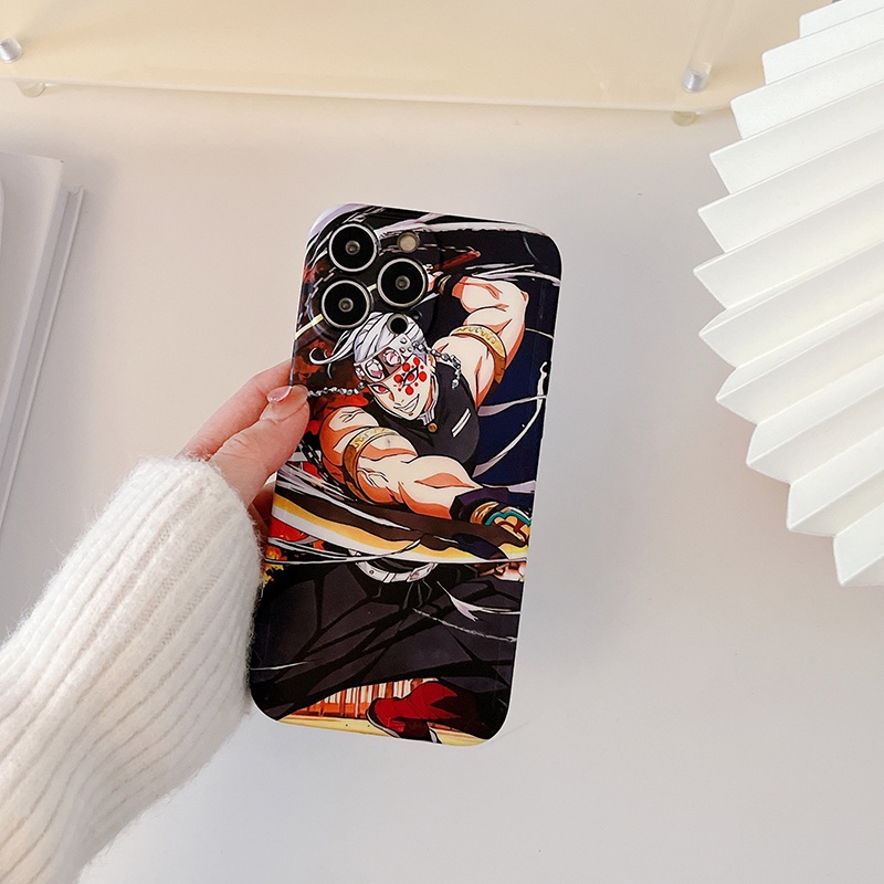Ốp Điện Thoại Mềm Nhám In Hình Hoạt Hình Demon Slayer Cho iPhone 14 Pro Max 13 11 12 Pro Max Xs Max XR 14plus
