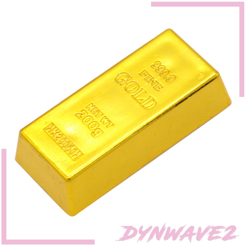 Thanh vàng giả Mô phỏng vàng Đạo cụ khăn giấy Đồ chơi trang trí bàn