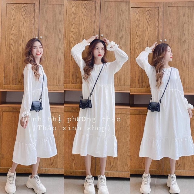 VÁY BABYDOLL KÈM CỘT TÓC