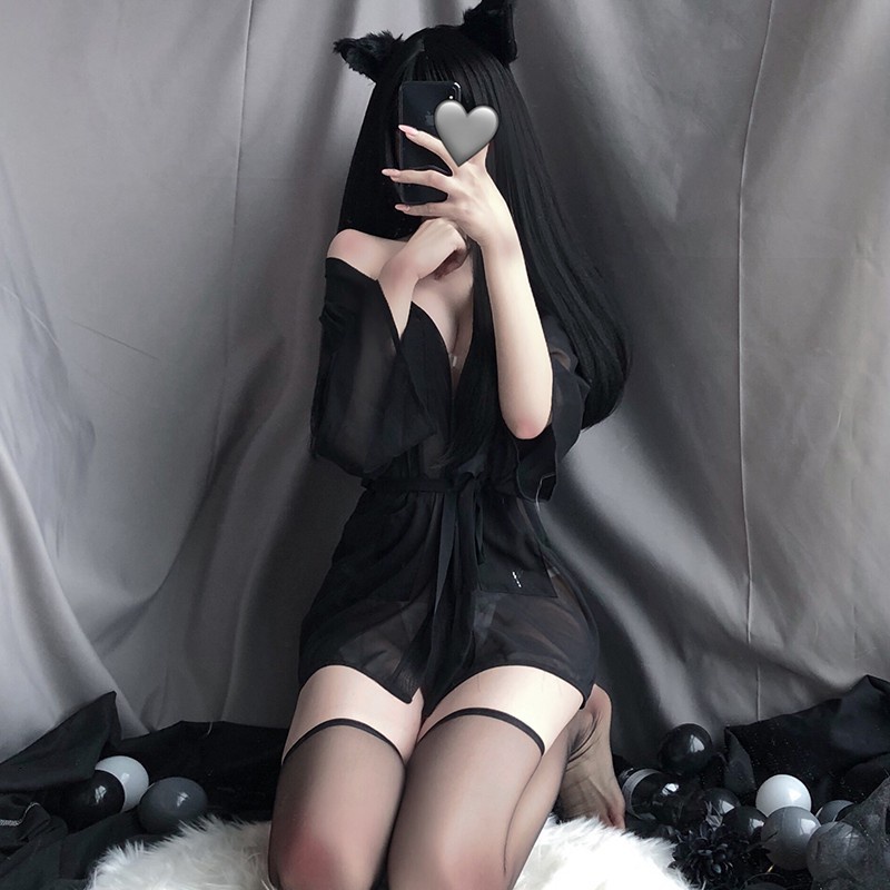 Áo Choàng Ngủ Nữ Kiểu Dáng Kimono Sexy Xuyên Thấu Gợi Cảm - ACVT005 - QuinBee | BigBuy360 - bigbuy360.vn