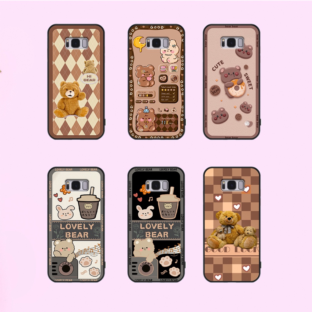 Ốp lưng Samsung S8 - S8 Plus - S8+ in hình gấu bear dễ thương, bền đẹp
