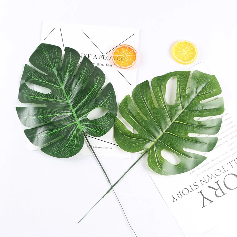 Chiếc lá nhân tạo nhiệt đới mô phỏng nhà máy ​trang trí tiệc