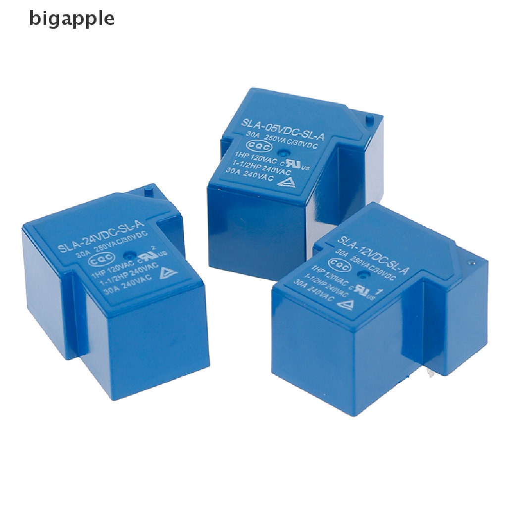 bigapple 5V 12V 24V T90 4 Pin Power Relay SLA-05VDC-SL-A SLA-12VDC-SL-A SLA-24VDC-SL-A RDG