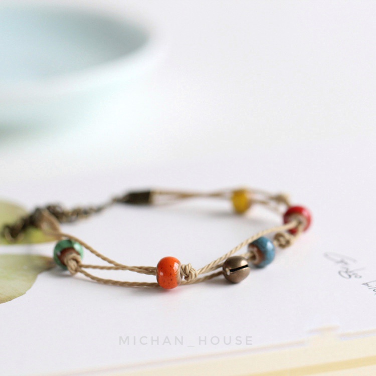 Vòng tay boho vintage nhiều màu sắc