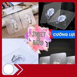 Móc hít dán tường trong suốt thần thánh siêu bền chịu lực 10kg bank867