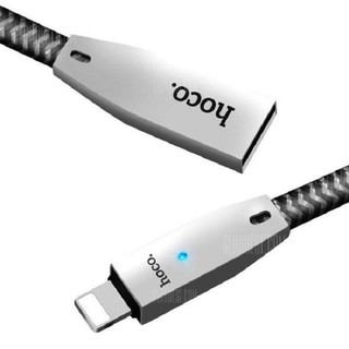 Dây Cáp Sạc Iphone Tự Ngắt Thông Minh Hợp Kim Nhôm Siêu Bền Chính Hãng Hoco U11 HÀNG CỰC ĐẸP