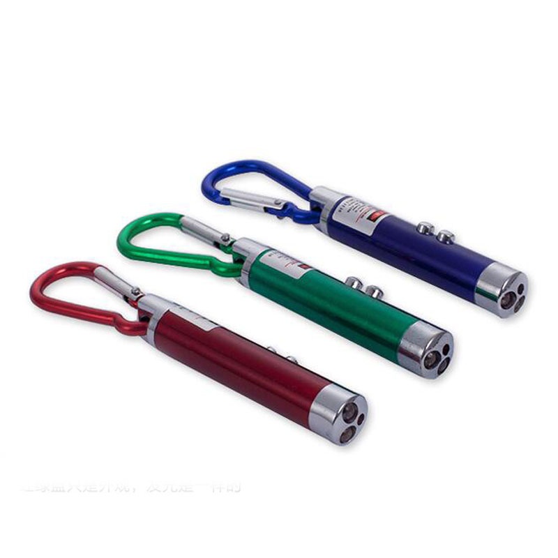 Móc Khóa Đèn Pin Led Có Thể Soi Tiền Giả Và Chiếu Laser