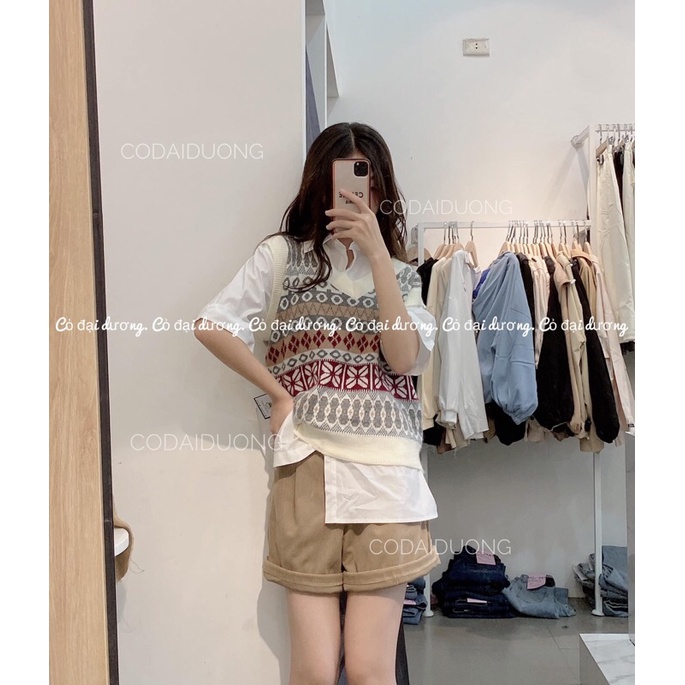 áo gile thổ cẩm