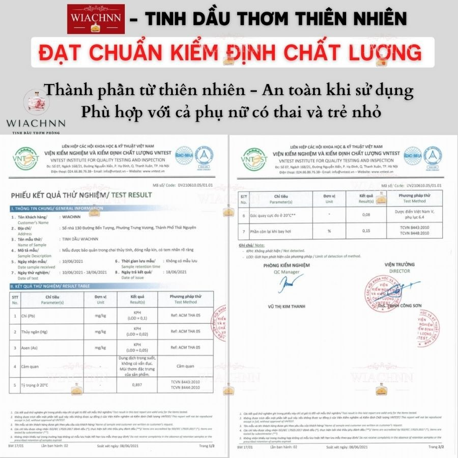 Tinh dầu khuếch tán thơm phòng khử mùi WIACHNN xông phòng khử mùi và tạo độ ẩm cho phòng ngủ