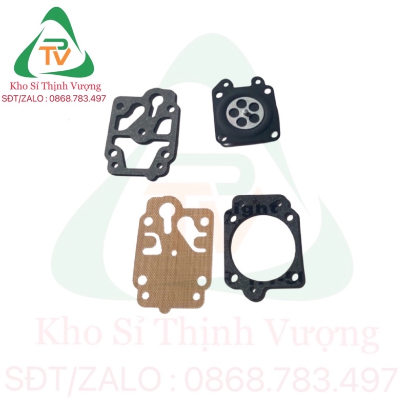 Bộ da bơm da thở gắn chế bình xăng con máy cắt cỏ 4 chi tiết lắp cho tất cả các dòng máy cắt cỏ 260-330-430-Gx25-Gx35