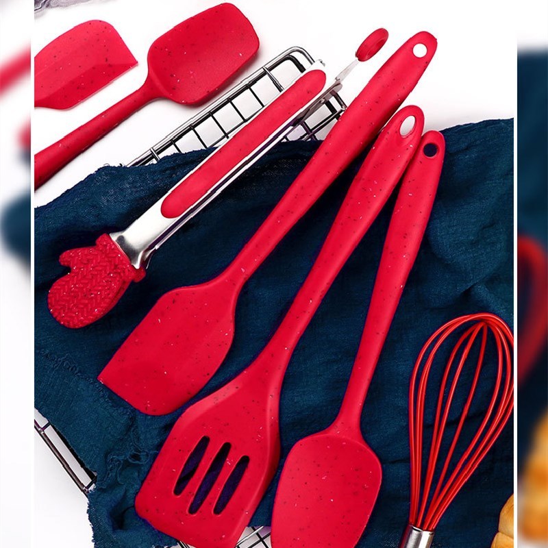 Giá Để Dụng Cụ Làm Bếp Bằng Silicon Hình Bông Tuyết Sáng Tạo