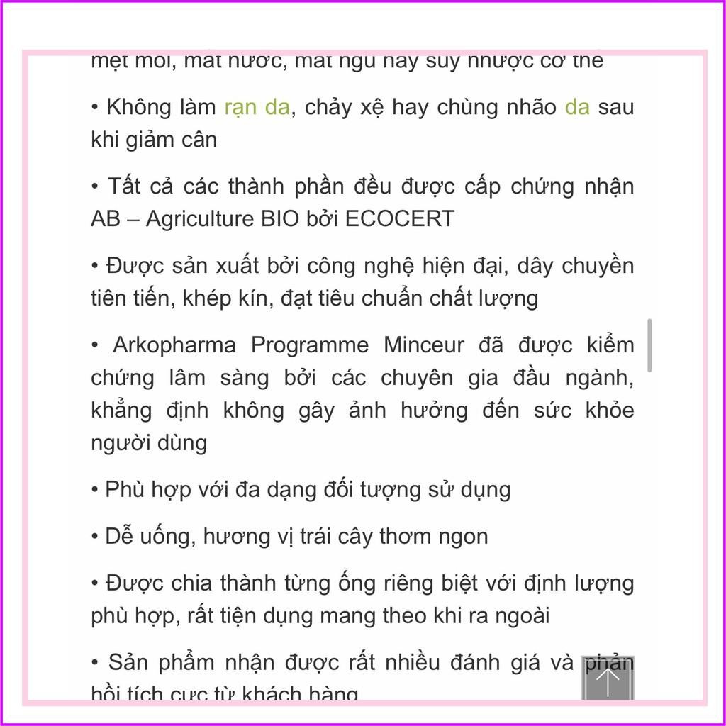 Detox Giảm Cân Arkopharma Programme Minceur 3 Giai Đoạn – Pháp | BigBuy360 - bigbuy360.vn