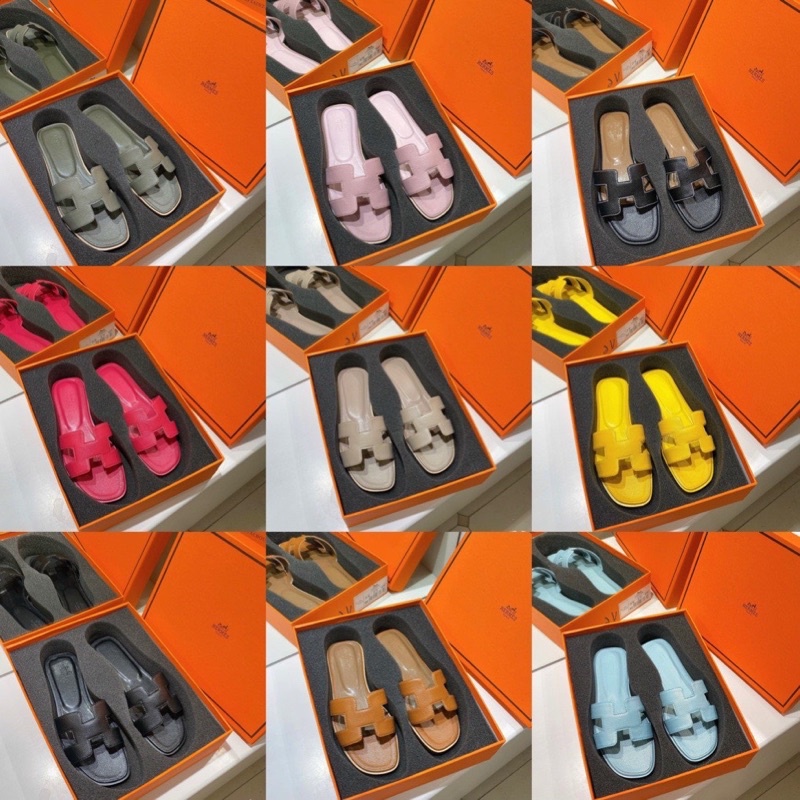 Dép lê hm da sần fullbox