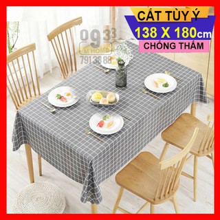 Khăn Trải Bàn Caro,Khăn Lót Bàn Ăn 180x138 cm