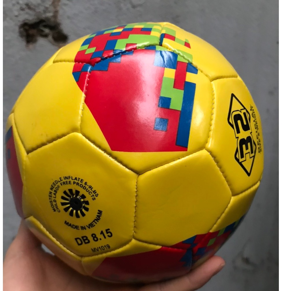 Quả Bóng đá Số 2 quả bóng đá cho bé mầm non dưới 6 tuổi - Hàng bền, đẹp bắt mắt - tặng kim lưới