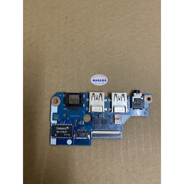 Board jack âm thanh, cổng lan và usb dùng cho Laptop Acer Predator Helios PH315 54 75YD
