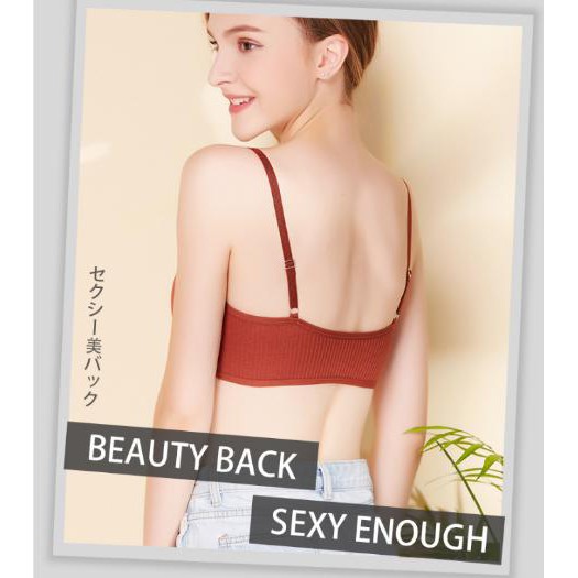 Áo ngực bra gân tăm ốc cho nữ dưới 60kg