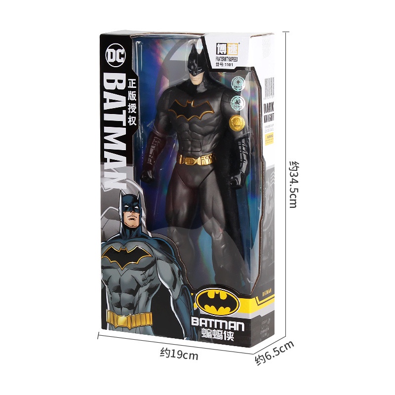 Mô Hình Nhân Vật Siêu Anh Hùng Người Dơi Superman Flashman 32Cm Có Nhạc Dùng Làm Quà Tặng Sinh Nhật Cho Bé Trai