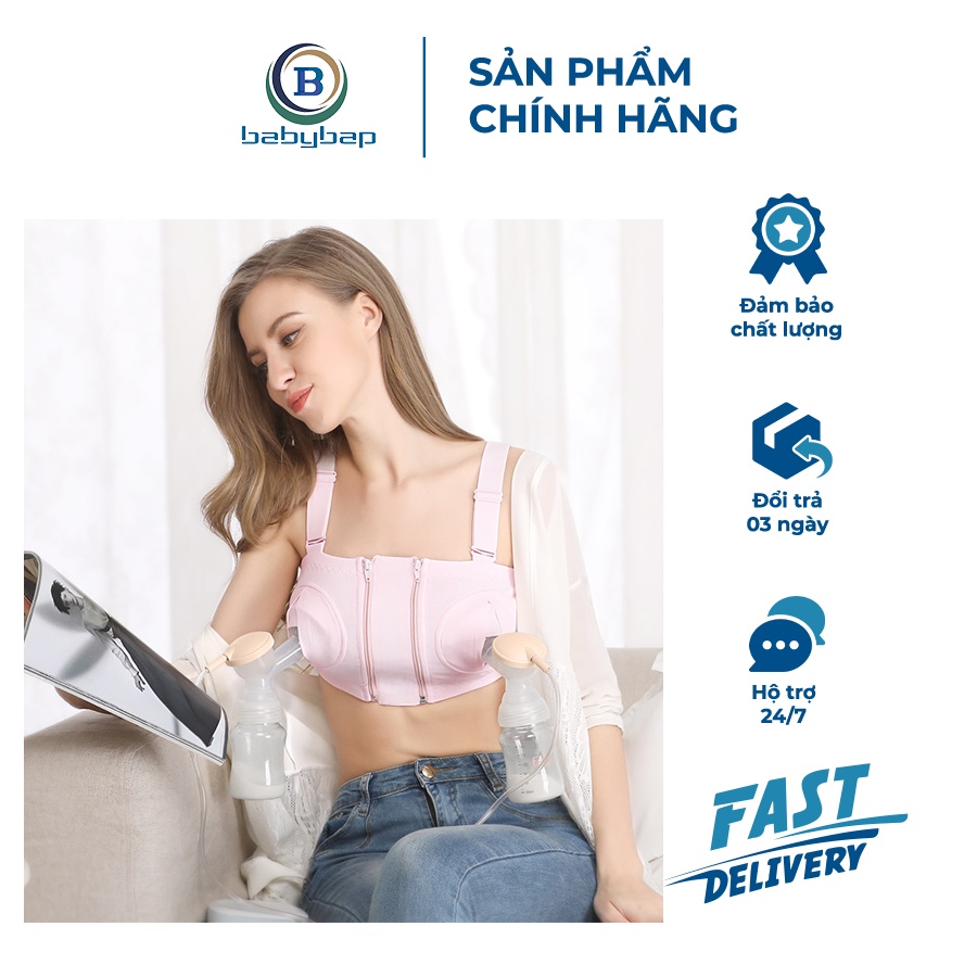 Áo Hút Sữa Rảnh Tay Fatzbaby FB0023VN Vừa Hút Sữa Vừa Thư Giãn