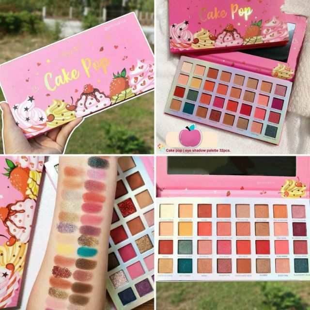 Bảng mắt 32 ô màu đẹp Cake Pop
