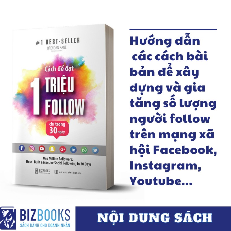 Sách Cách Để Đạt 1 Triệu Follow Chỉ Trong 30 Ngày - Trở Thành Người Có Sức Ảnh Hưởng Trên Mạng Xã Hội